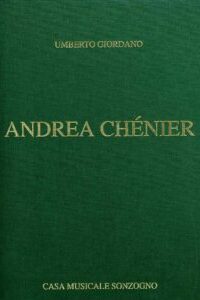 Copertina Andrea Chénier