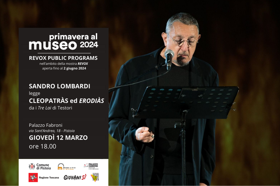 Scopri di più sull'articolo 12.03.24 | Lombardi legge Testori per REVOX